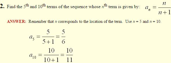 Sequences 4