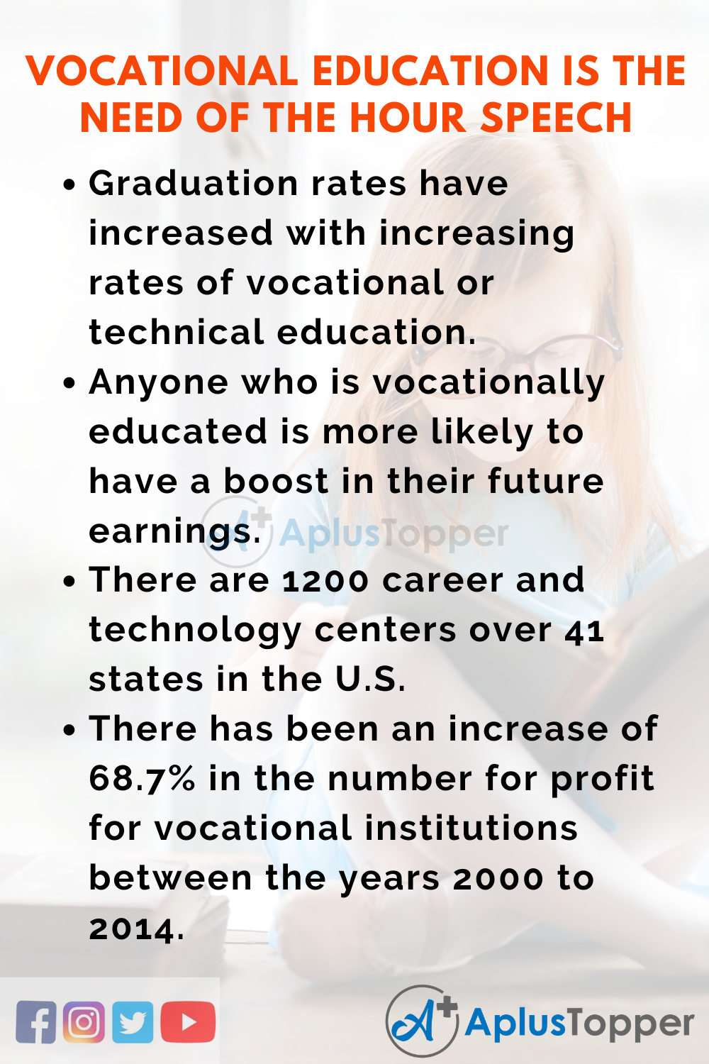 Short Speech On Vocational Education Is The Need Of The Hour 150 Words In English