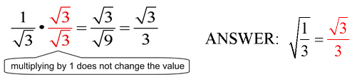 Simplifying Radicals 9