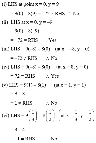 Solution Of A Linear Equation In Two Variables 6