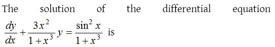 Solution of First Order Linear Differential Equations 11