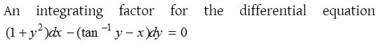 Solution of First Order Linear Differential Equations 6