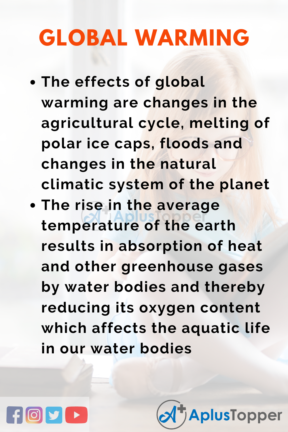 Speech About Global Warming