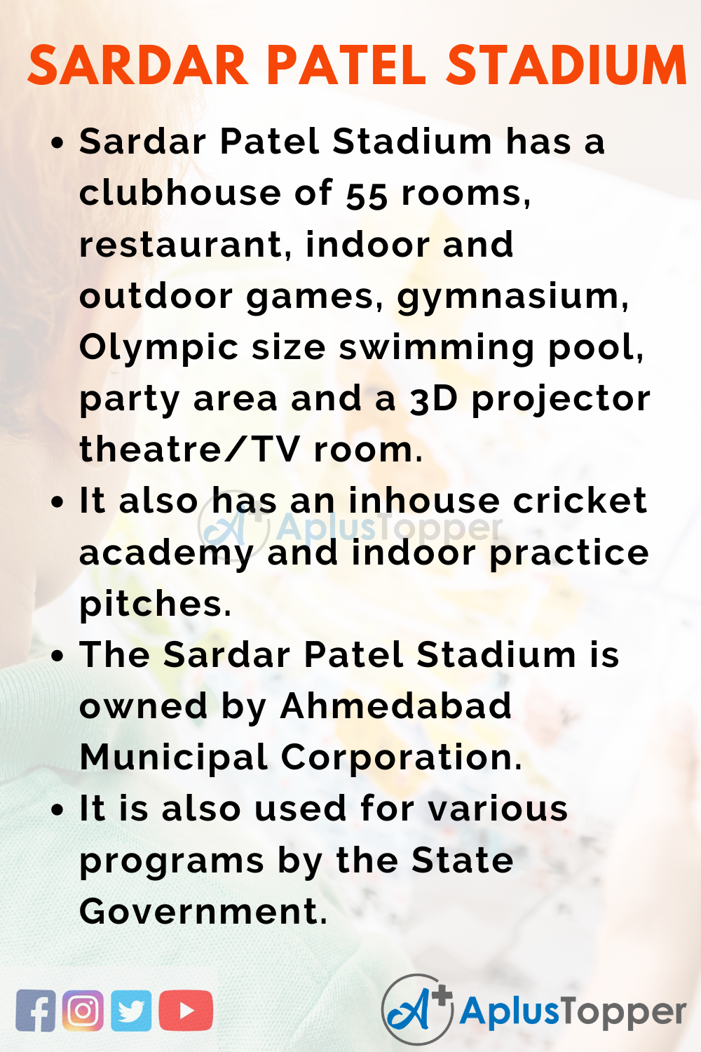 Ten Lines on Sardar Patel Stadium