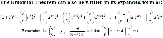 The Binomial Theorem 5