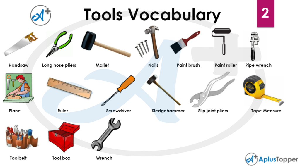 Tools Vocabulary 2