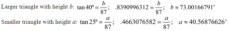 Trigonometry Solving Word Problems 17