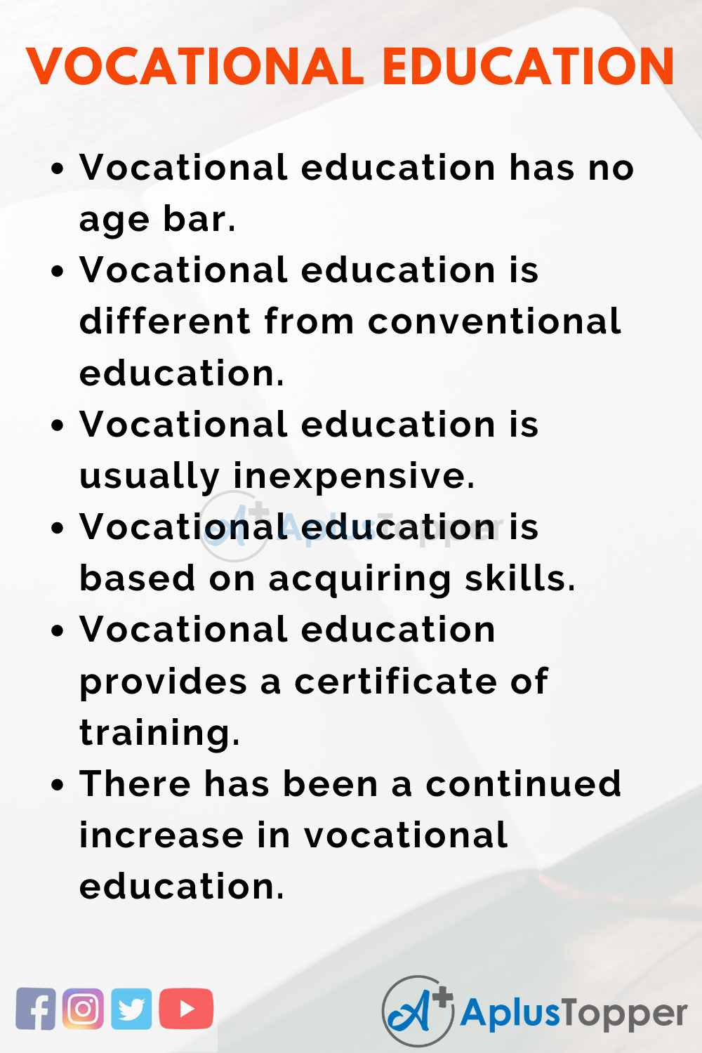 Vocational Education