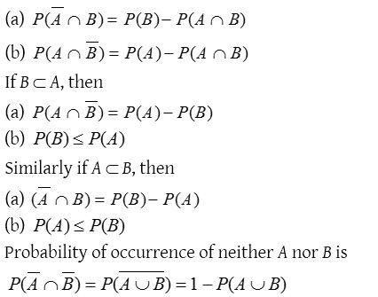 What are Addition and Multiplication Theorems on Probability 1