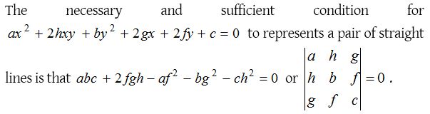 What are Pair of Straight Lines 3