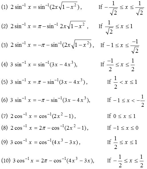 What are the Inverse Trigonometric Functions 13