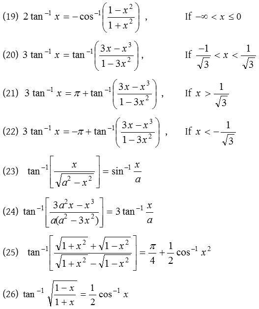 What are the Inverse Trigonometric Functions 15