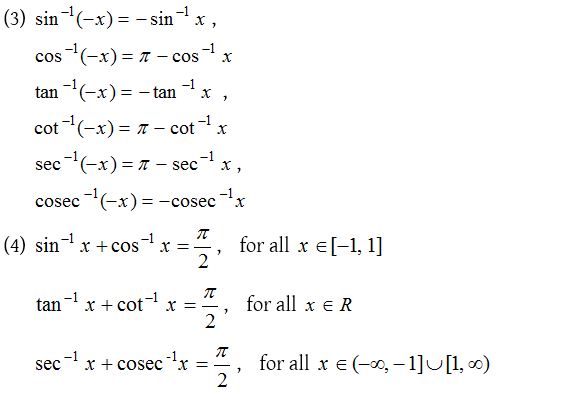 What are the Inverse Trigonometric Functions 4