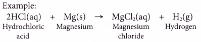 What are the two chemical properties of an acid