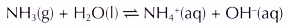 What are the physical properties of ammonia 10