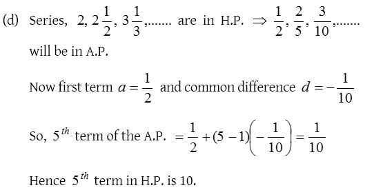 What is Harmonic Progression in Mathematics 10