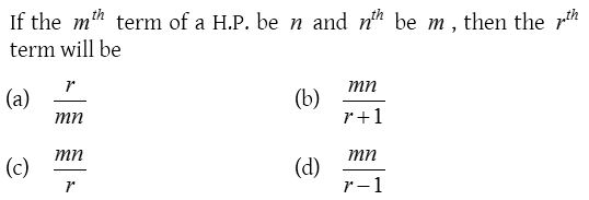 What is Harmonic Progression in Mathematics 7