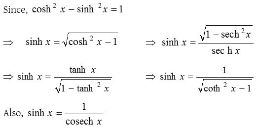 What is Hyperbolic Function 9