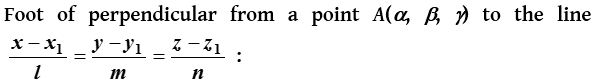 What is the Foot of a Perpendicular Line 2