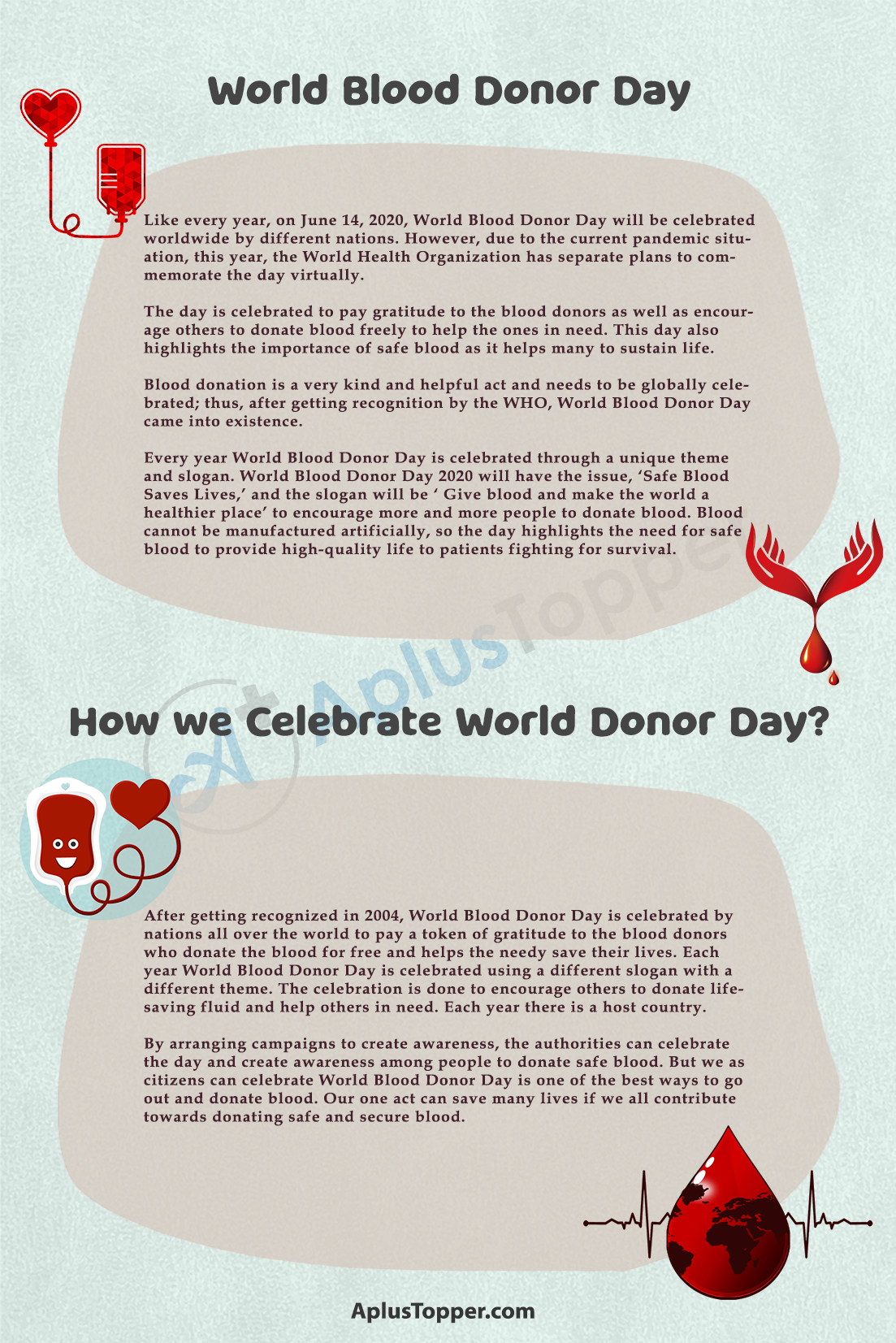 World Blood Donor Day