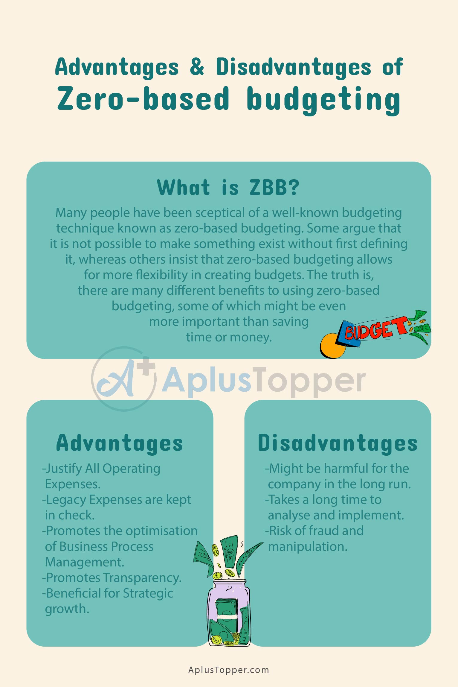 Zero-based budgeting Advantages And Disadvantages