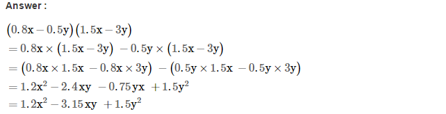 Algebraic Expressions CBSE RS Aggarwal Class 7 Maths Solutions CCE Test Paper