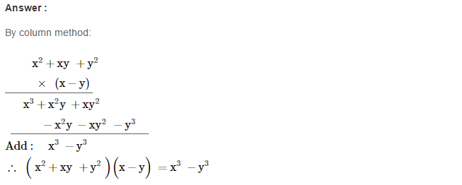 Algebraic Expressions RS Aggarwal Class 7 Maths Solutions CCE Test Paper pdf