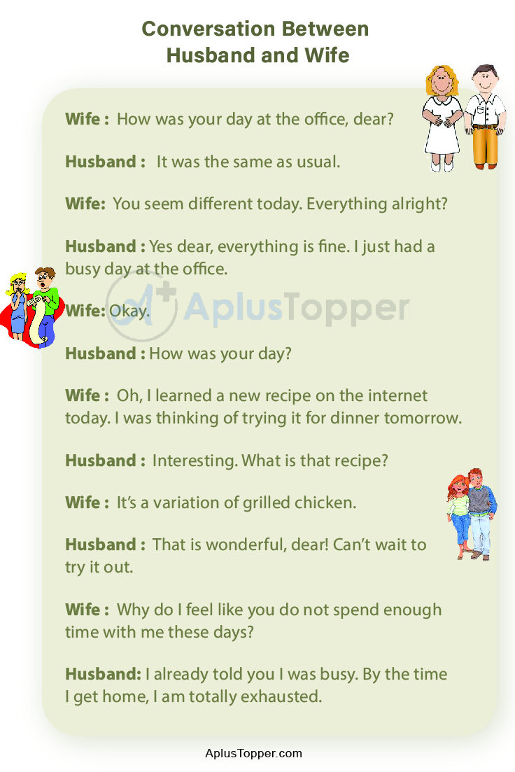 conversation between husband and wife