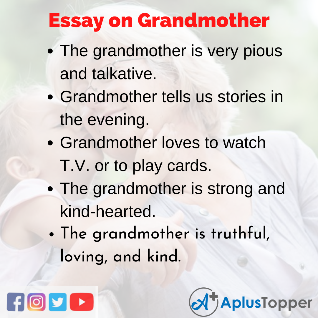 descriptive essay on grandmother