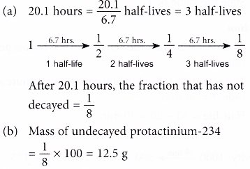 half life of a radioactive element 5