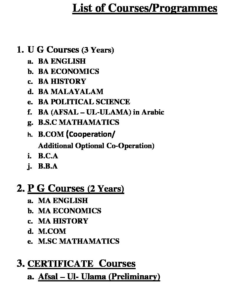 Kannur University Distance Education