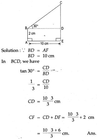 trigonometry-icse-solutions-class-10-mathematics-1