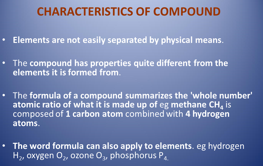 Definition of Compound in Chemistry  Types, Characteristics and Examples