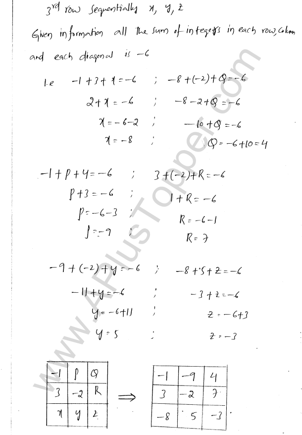 ml aggarwal icse solutions for class 7 maths chapter 1 integers a plus topper