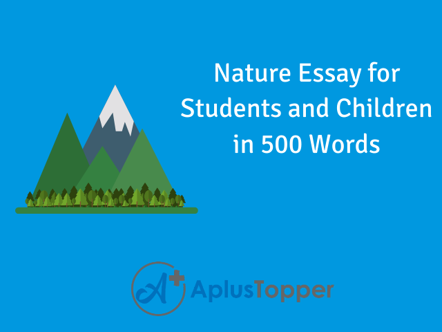 essay for nature