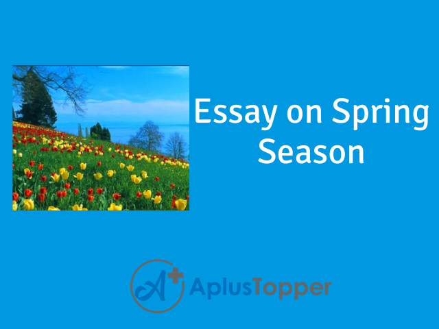 spring season essay for kids