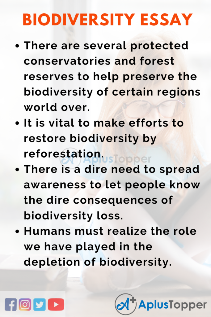 biodiversity is us essay