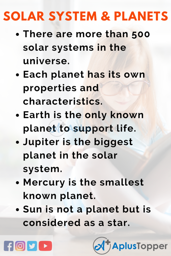 student short essay on solar system