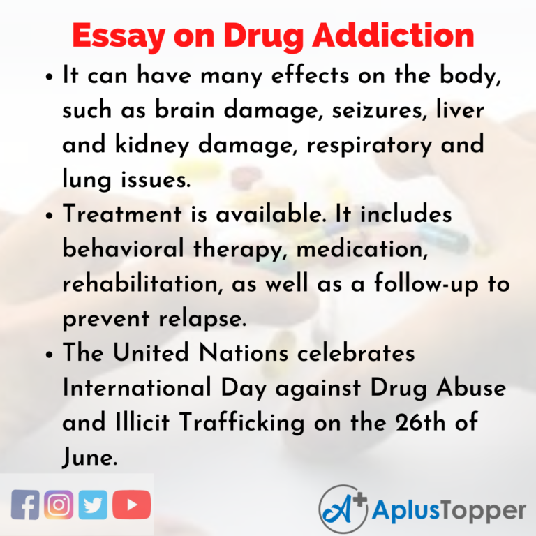 thesis statement about drug abuse