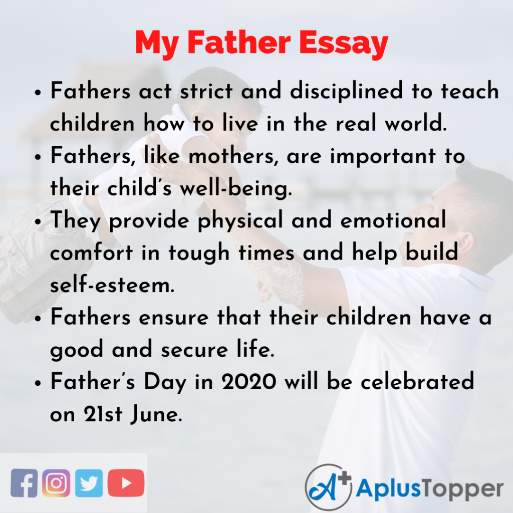 my father's characteristics essay