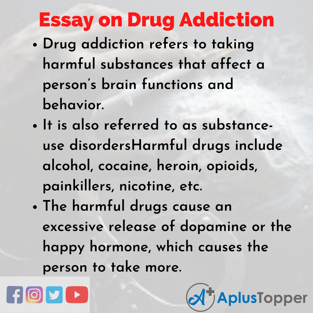 drug addiction research essays