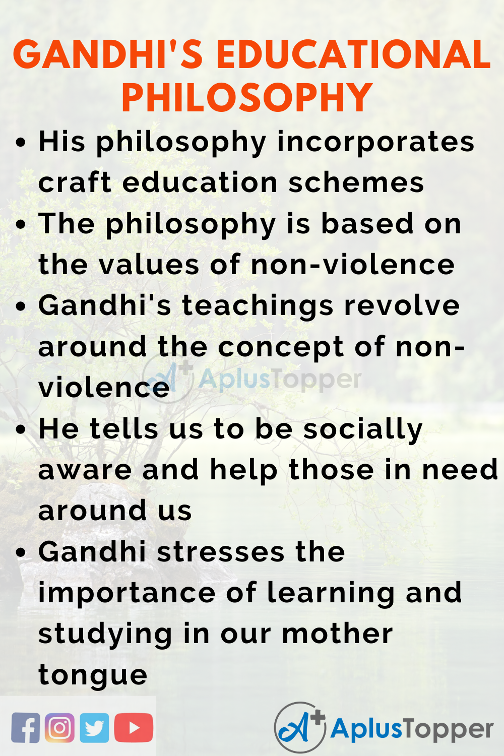 education essay on mahatma gandhi