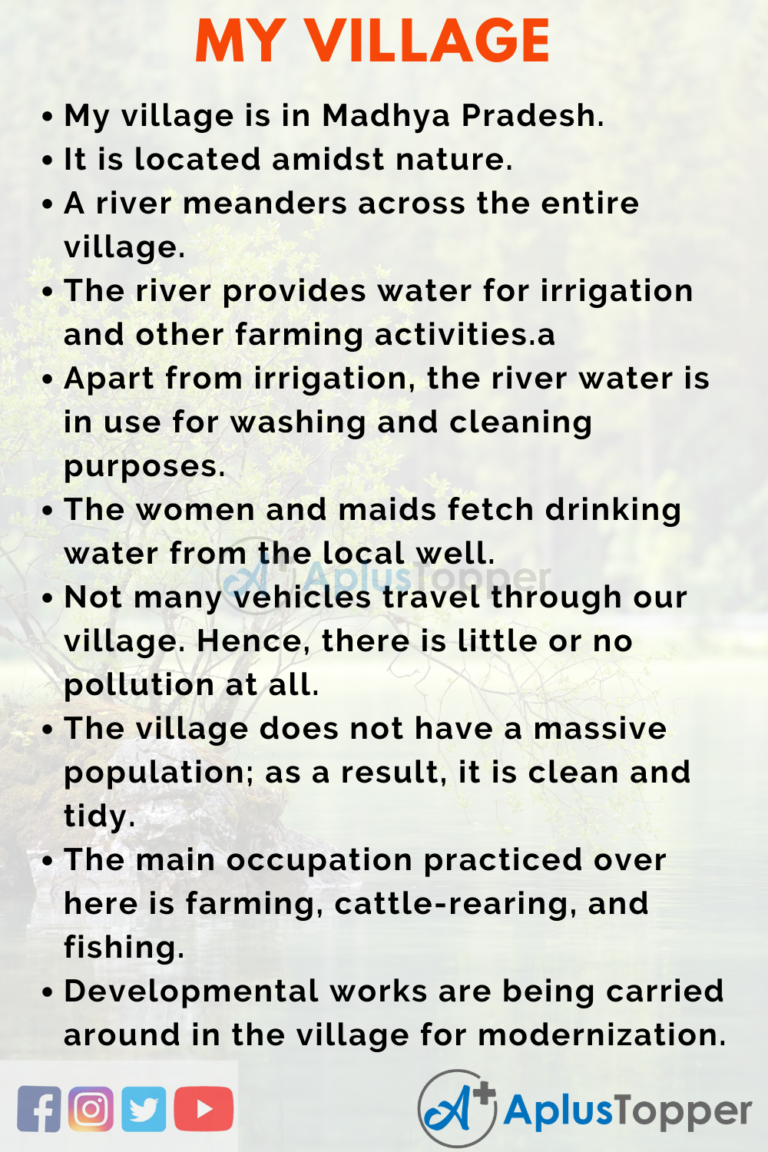 descriptive essay on farming in my village or town