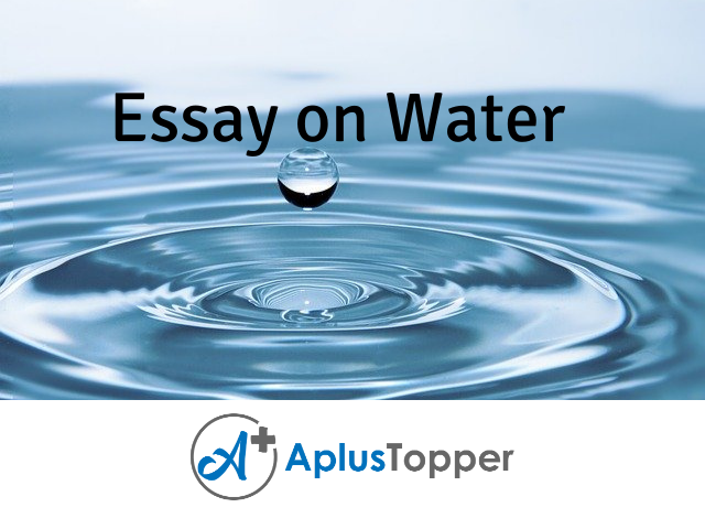 essay in water
