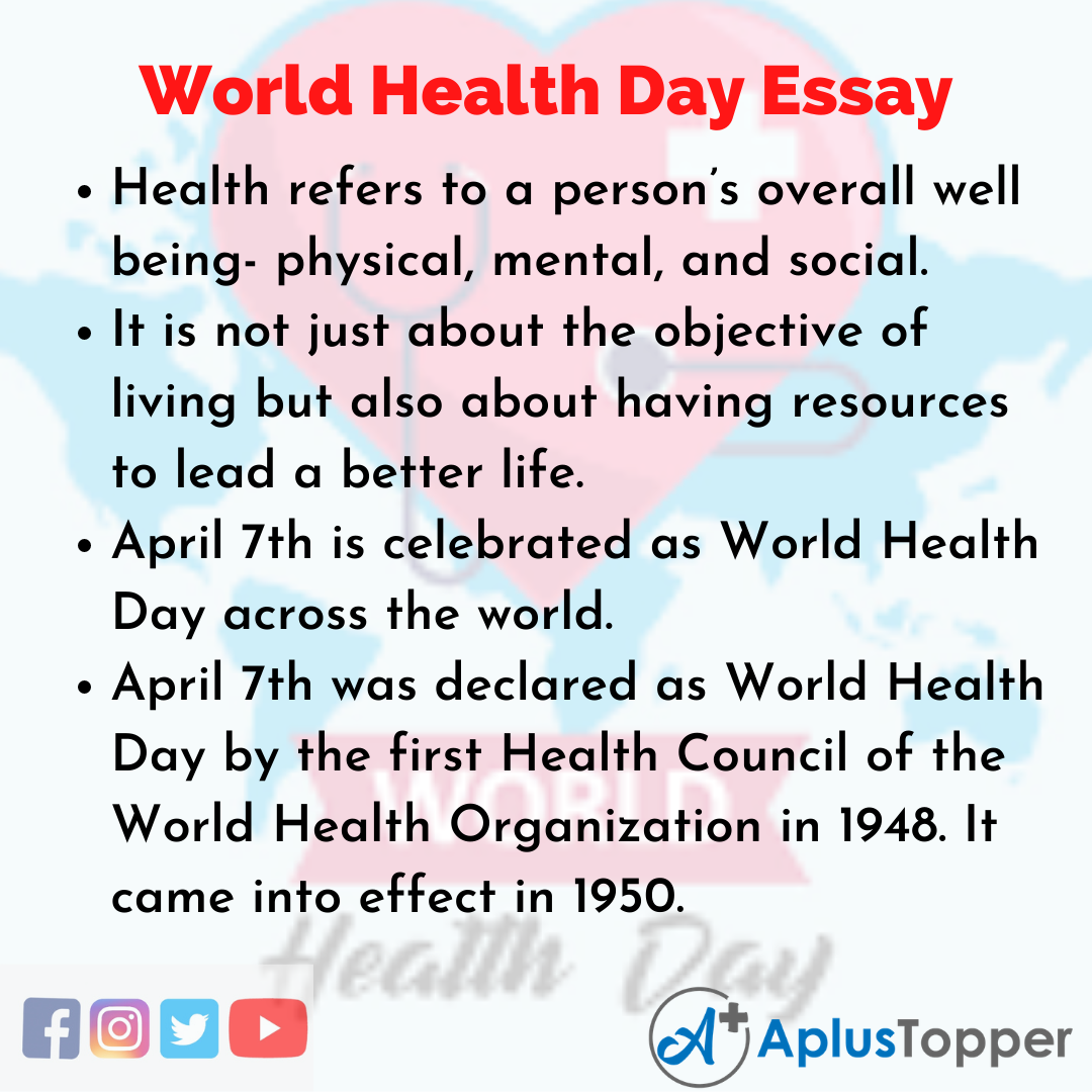 essay about health day