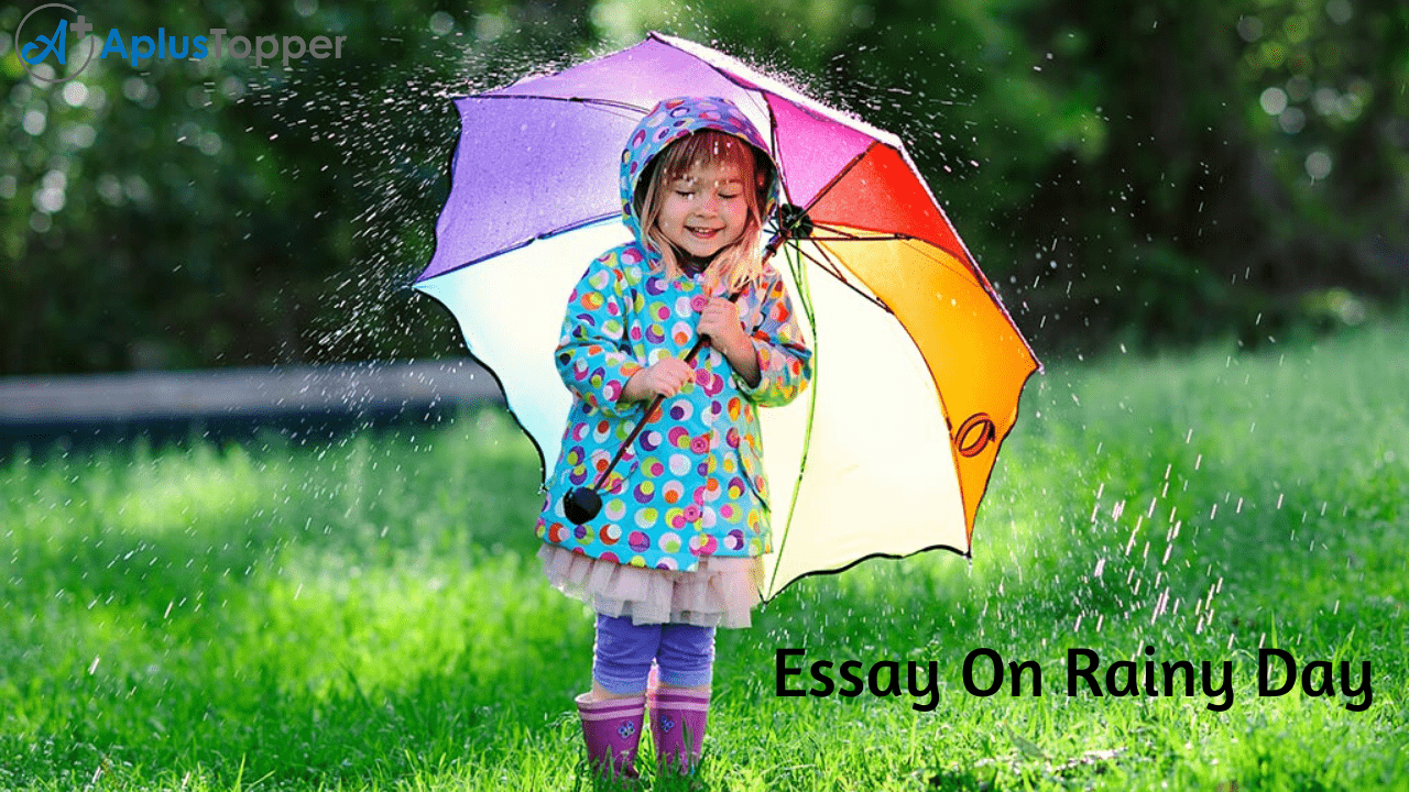 essay on going to school on a rainy day