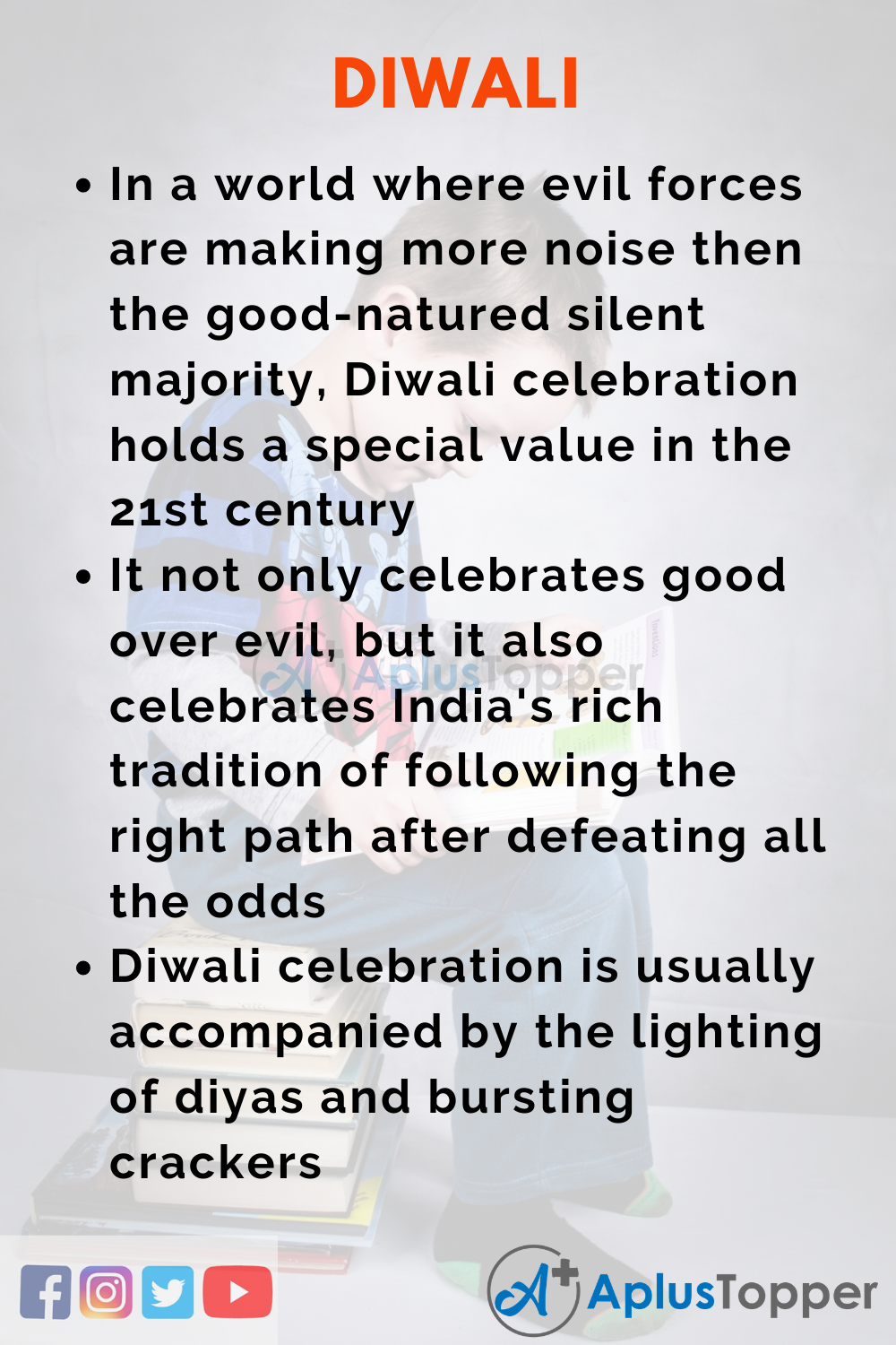 10 Lines on Diwali for Higher Class Students