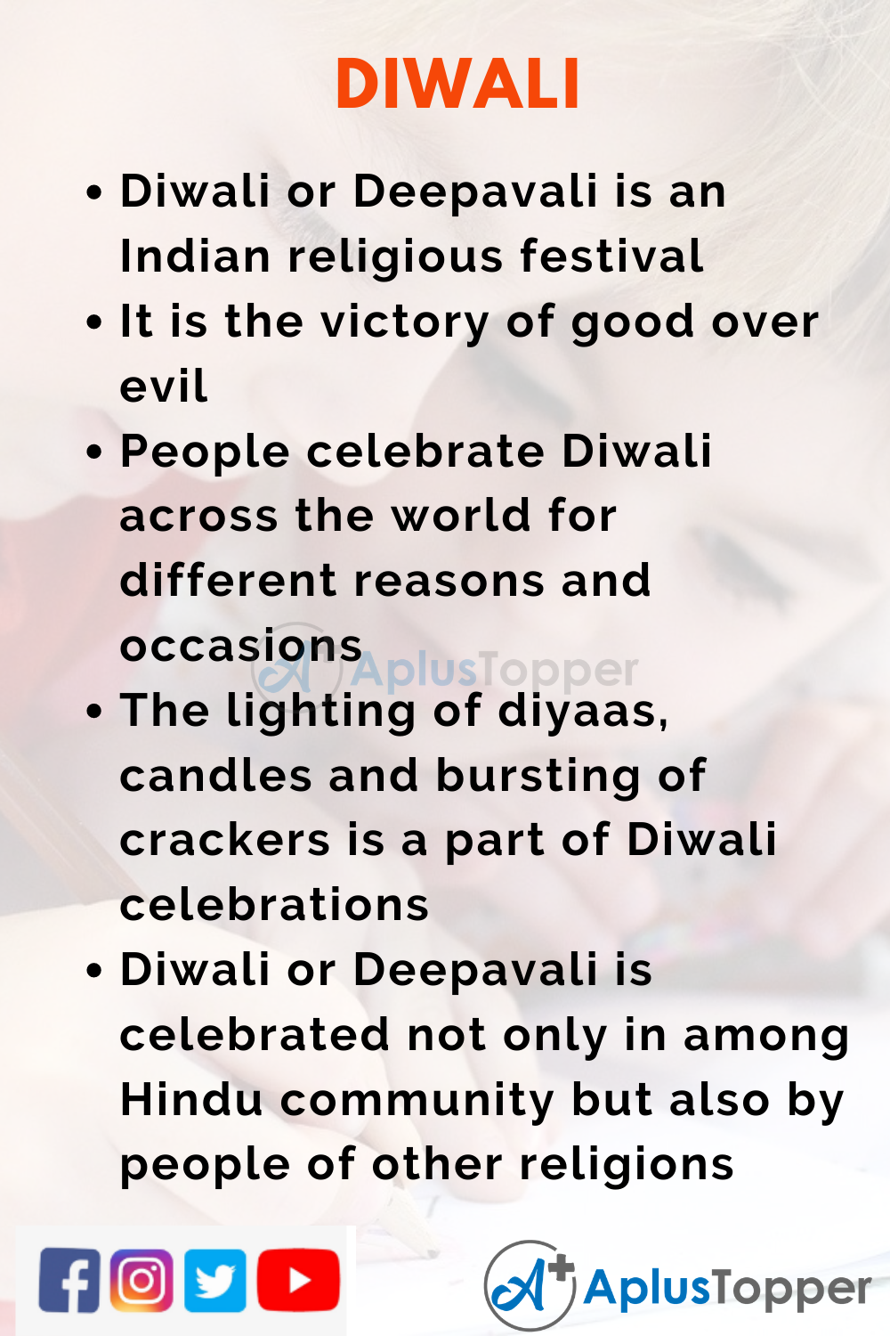 short essay on diwali for class 5