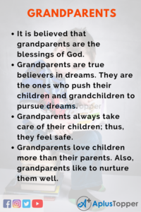 10 Lines on GrandParents for Students and Children in English - A Plus ...