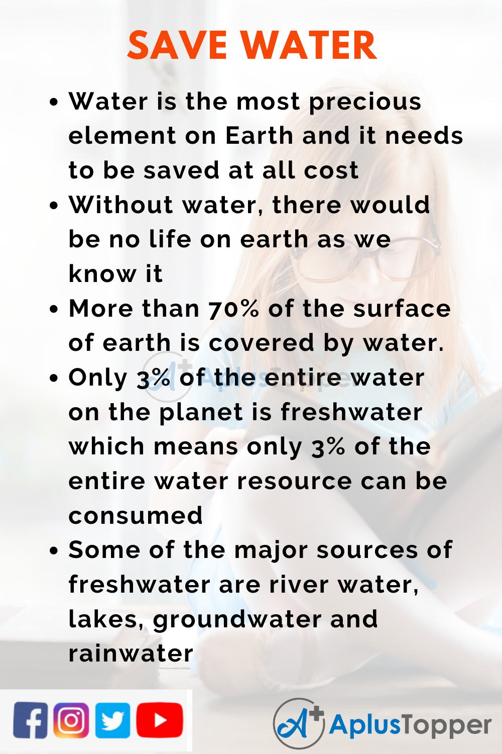 wastage of water 10 points essay